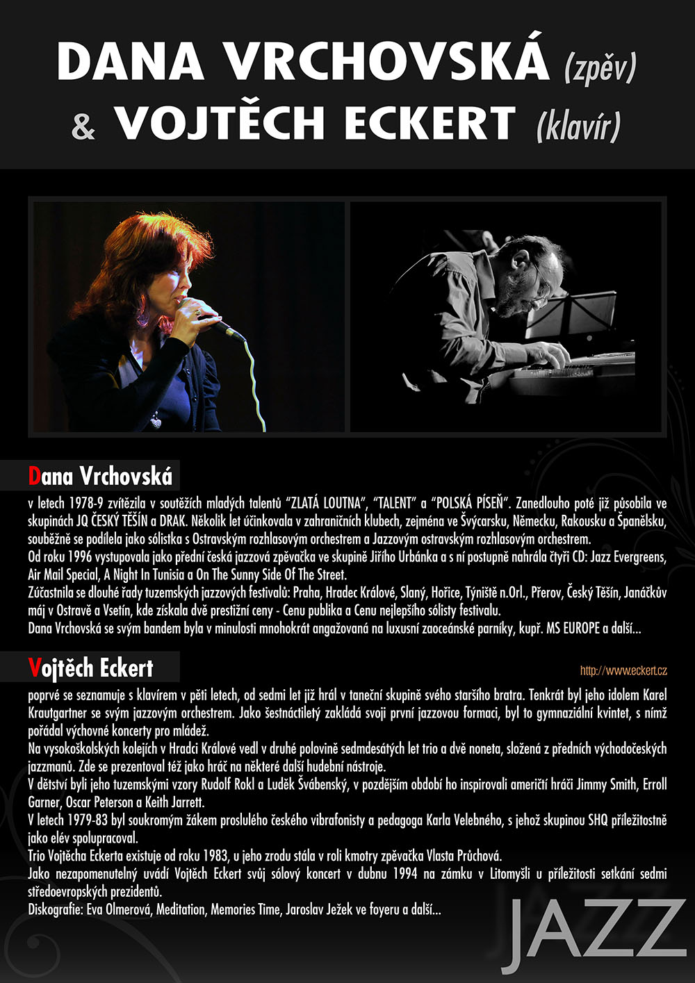 Dana Vrchovská a Trio Vojtěcha Eckerta